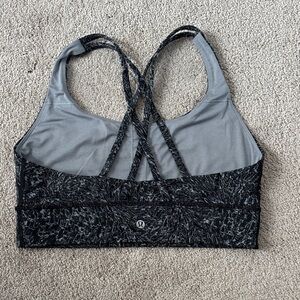 Lululemon energy long line sports bra Size
